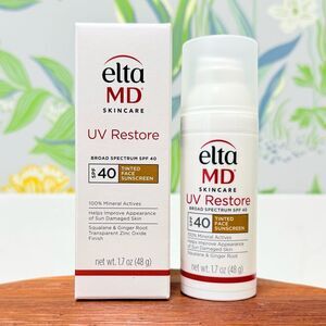 Elta MD Skincare UV Restore SPF 40 Tinted Face Sunscreen EXP 1/27 - 1.7oz/48g